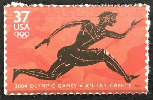 2004 Olympics Single 37c Postage Stamp - Scott - 3863 - MNH, OG - CX743