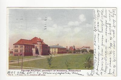 Posted 1910 USA Postcard - University Of Minnesota, Minneapolis - (AU8)