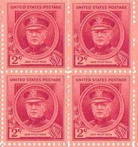 John Philip Sousa Set of 4 2c Postage Stamps  - Sc# 880 - MNH,OG