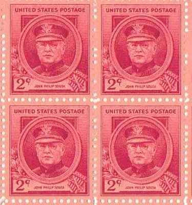 John Philip Sousa Set of 4 2c Postage Stamps  - Sc# 880 - MNH,OG
