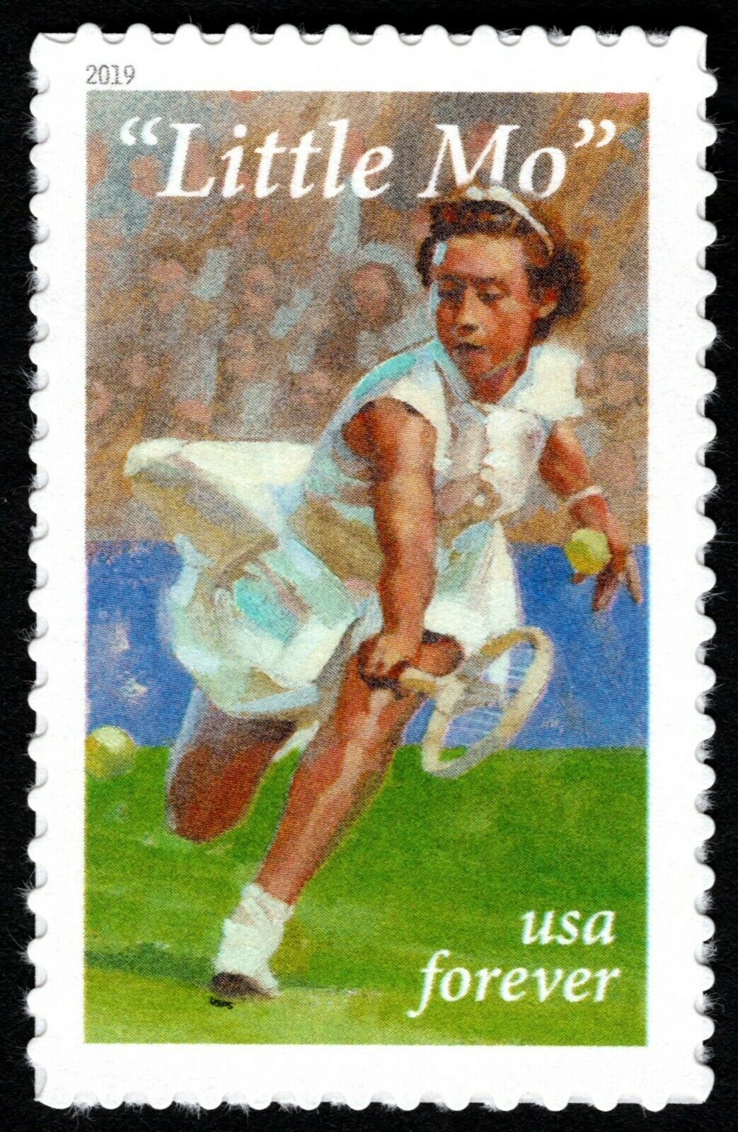 2019 Little Mo Tennis Single "Forever" Postage Stamp - MNH, OG - Scott 5377