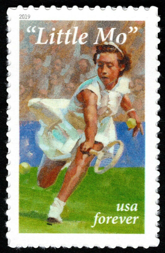 2019 Little Mo Tennis Single "Forever" Postage Stamp - MNH, OG - Scott 5377
