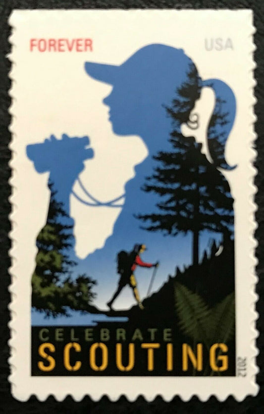 2012 Girl Scouts of America Single Forever Postage Stamp - MNH, OG - Scott 4691