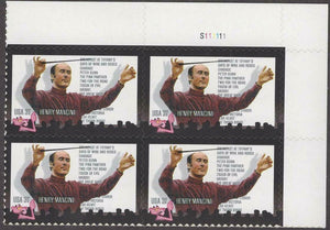 2004 Henry Mancini Plate Block of 4 37c Postage Stamps - MNH, OG - Sc# 3839