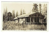 Early Vintage USA Photo Postcard - "Rangers Cabin, McKinley Park" (NN23)