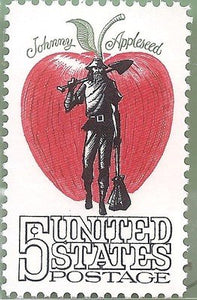 1966 Johnny Appleseed Single 5c  Postage Stamp  - Sc# 1317 -  MNH,OG