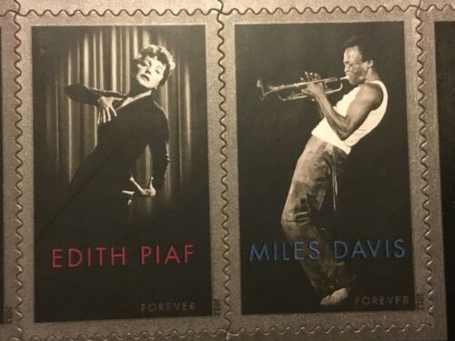 2012 Musicians Plate Block of 4 45c Postage Stamps - MNH, OG - Scott 4692-4693
