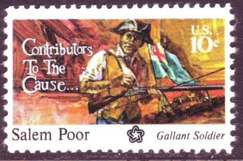 1975 Salem Poor Black Heritage Single 10c Postage Stamp - MNH, OG - Scott 1560