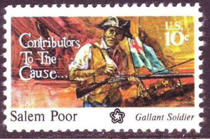 1975 Salem Poor Black Heritage Single 10c Postage Stamp - MNH, OG - Sc# 1560