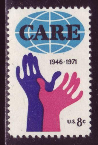 1971 Care For the Needy Single 8c Postage Stamp - MNH, OG - Sc# 1439