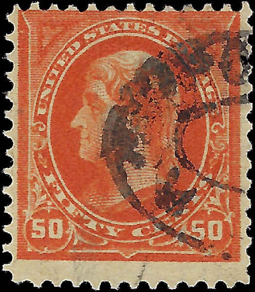 VEGAS - 1894 50c Jefferson - Scott260 -- No Visible WM - No Sig Flaws