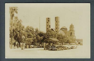 VEGAS - 1959 Mexico Roadside Stand Real Photo Postcard RPPC With Cars - FK199