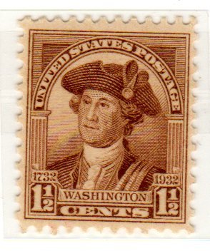 1932 George Washington Single 1 12 Postage Stamp  - Scott706 - MNH,OG