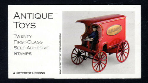 2002-04 Antique Toys Booklet Of 20 37c Postage Stamps - Sc# BK291 3626-3629 - DG117
